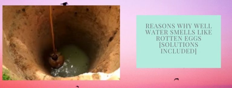 How to remove rotten eggs smell from well water