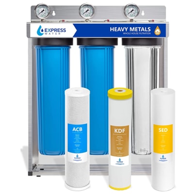Express Water 3 Stage Whole House Filtration System