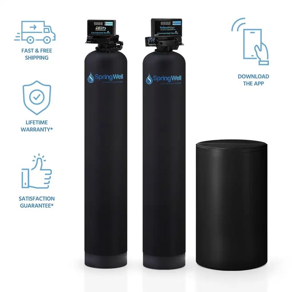 SpringWell's Well Water Filter and Salt Based Water Softener Combo